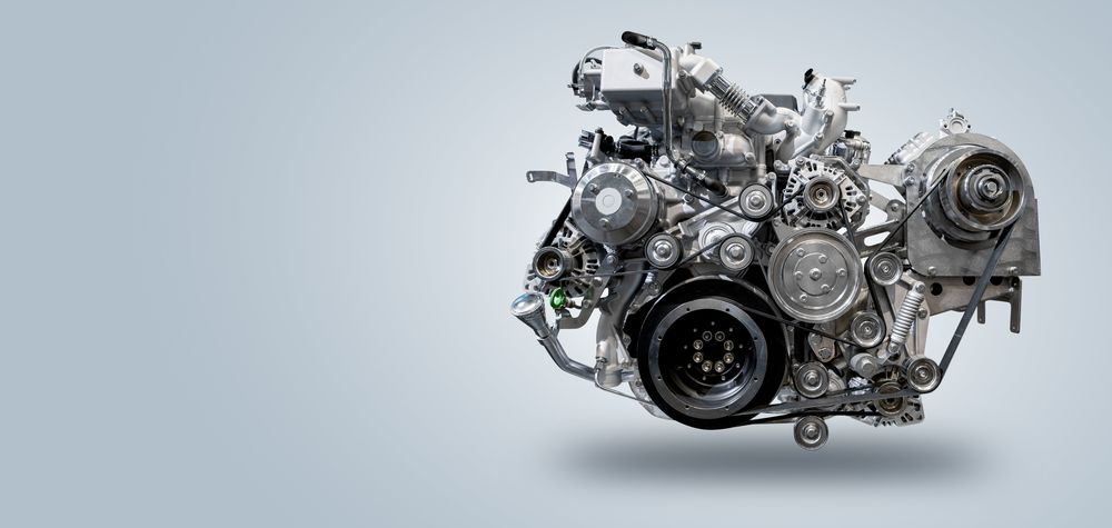 Diesel engine assembly with machined components